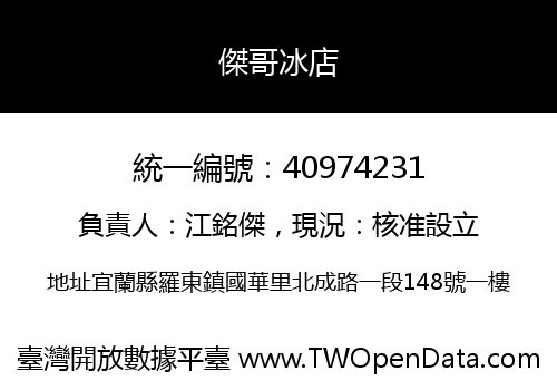 傑哥冰店