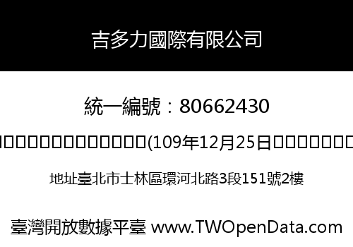 吉多力國際有限公司
