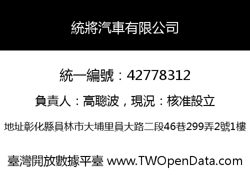 統將汽車有限公司