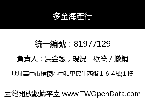 多金海產行
