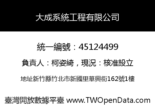 大成系統工程有限公司