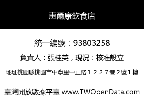 惠爾康飲食店