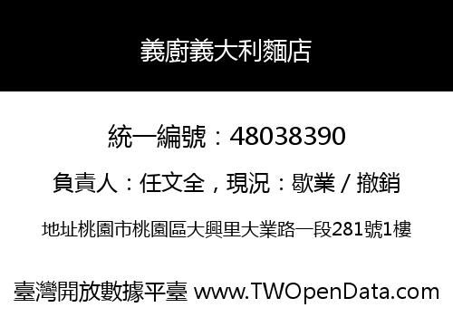義廚義大利麵店