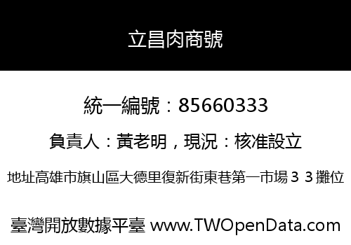立昌肉商號