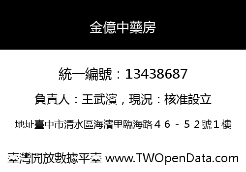 金億中藥房