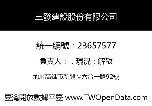 三發建設股份有限公司