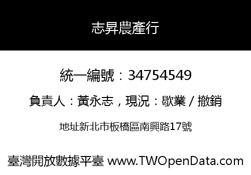 志昇農產行