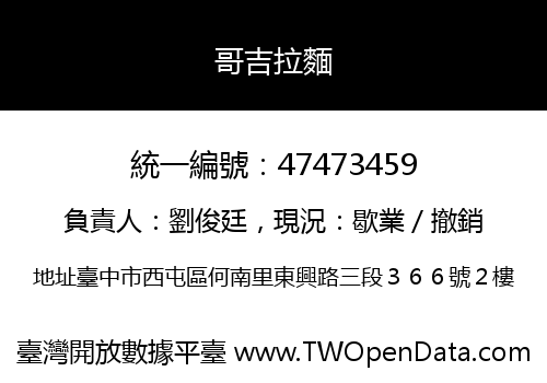 哥吉拉麵