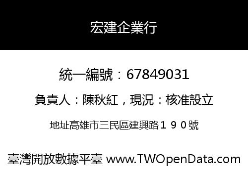 宏建企業行