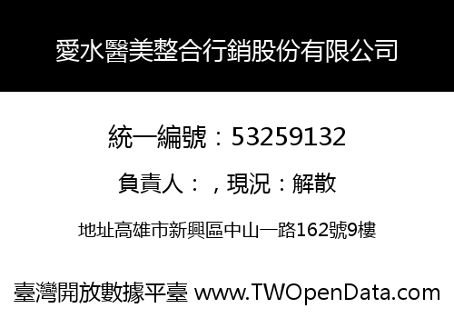 愛水醫美整合行銷股份有限公司