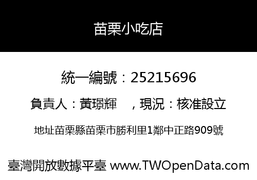 苗栗小吃店