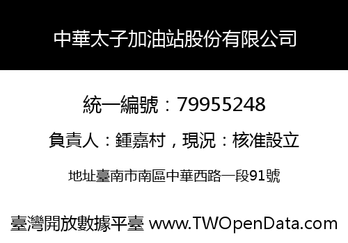 中華太子加油站股份有限公司