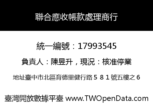 聯合應收帳款處理商行