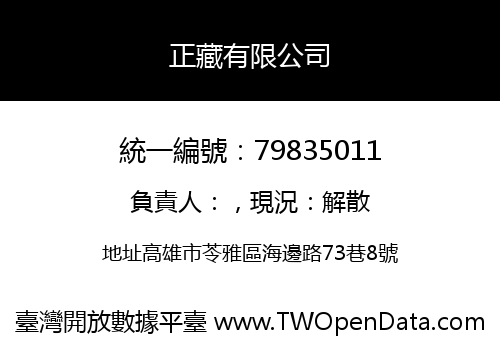 正藏有限公司