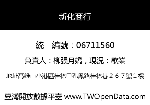 新化商行