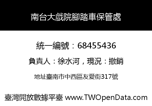 南台大戲院腳踏車保管處