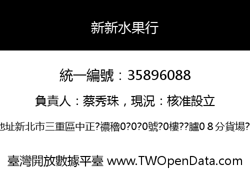 新新水果行
