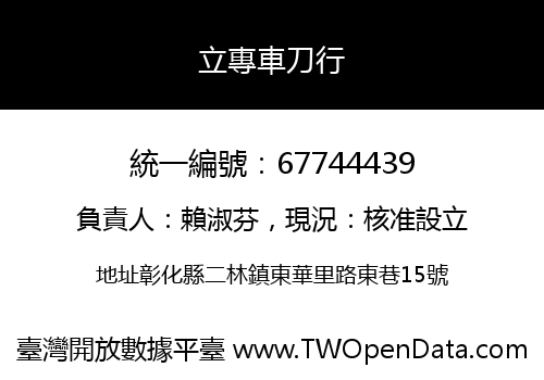 立專車刀行