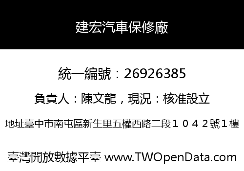 建宏汽車保修廠