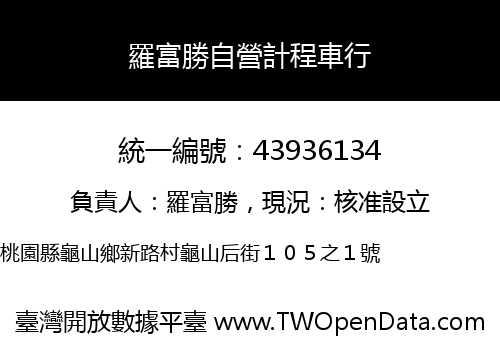 羅富勝自營計程車行