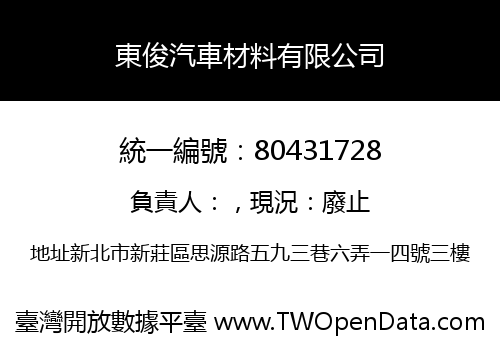 東俊汽車材料有限公司