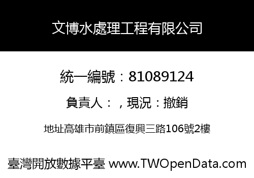 文博水處理工程有限公司