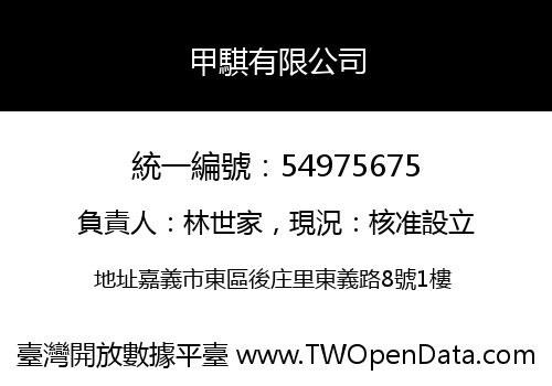 甲騏有限公司