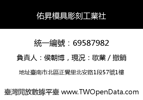佑昇模具彫刻工業社