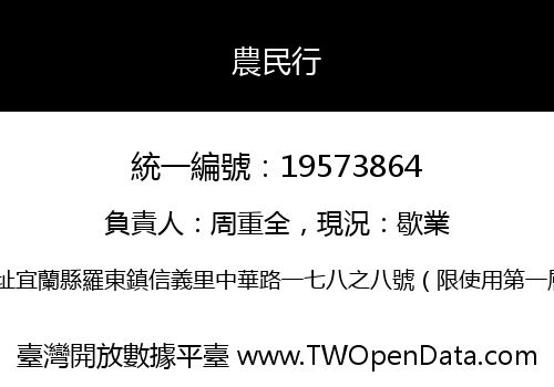 農民行