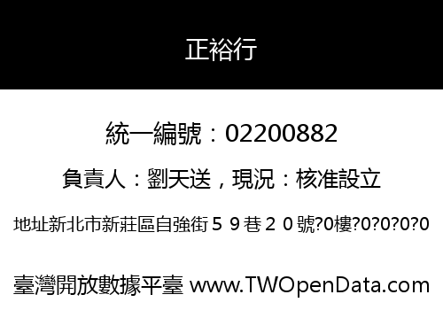 正裕行