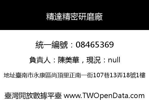 精達精密研磨廠