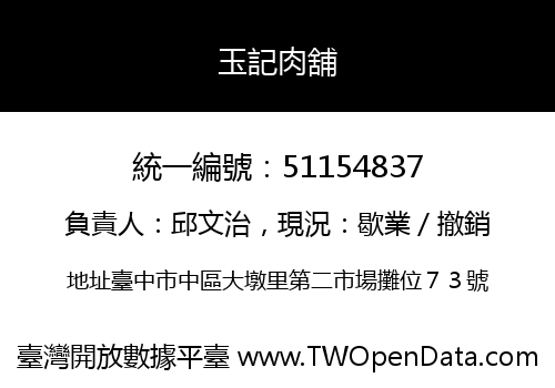 玉記肉舖