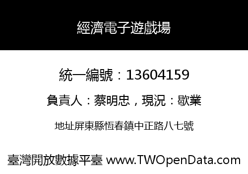 經濟電子遊戲場