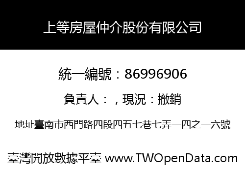 上等房屋仲介股份有限公司