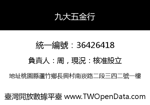 九大五金行