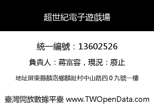 超世紀電子遊戲場