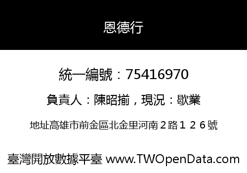 恩德行