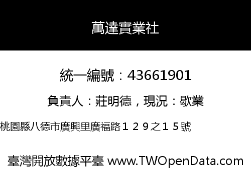 萬達實業社