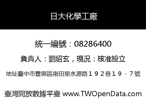日大化學工廠