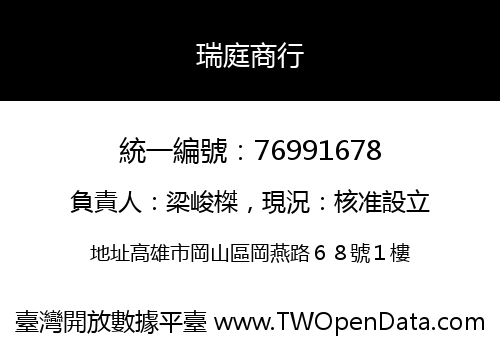 瑞庭商行
