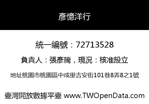彥憶洋行