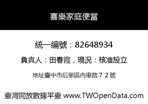 喜樂家庭便當