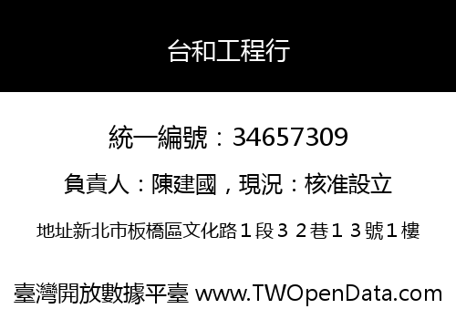 台和工程行