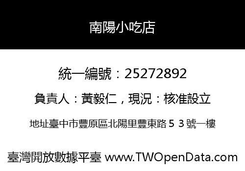 南陽小吃店