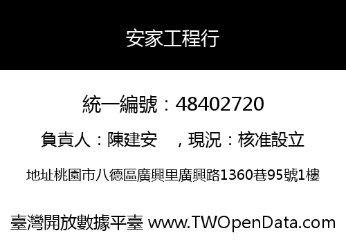 安家工程行