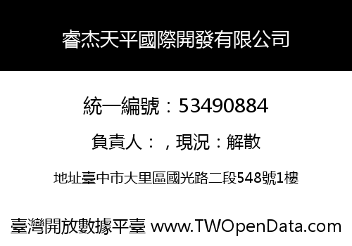 睿杰天平國際開發有限公司
