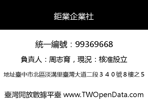 鉅業企業社