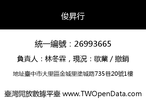 俊昇行