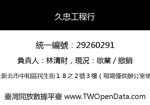 久忠工程行