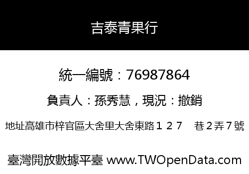 吉泰青果行
